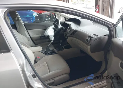 2012 Honda Civic Dx из США, поврежденный, VIN 19XFB2E25CE005510